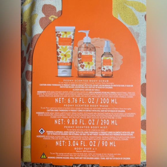 Milton & Drew Peony Scented Body Care Gift Set – 5 Piece – New - Picture 5 of 5